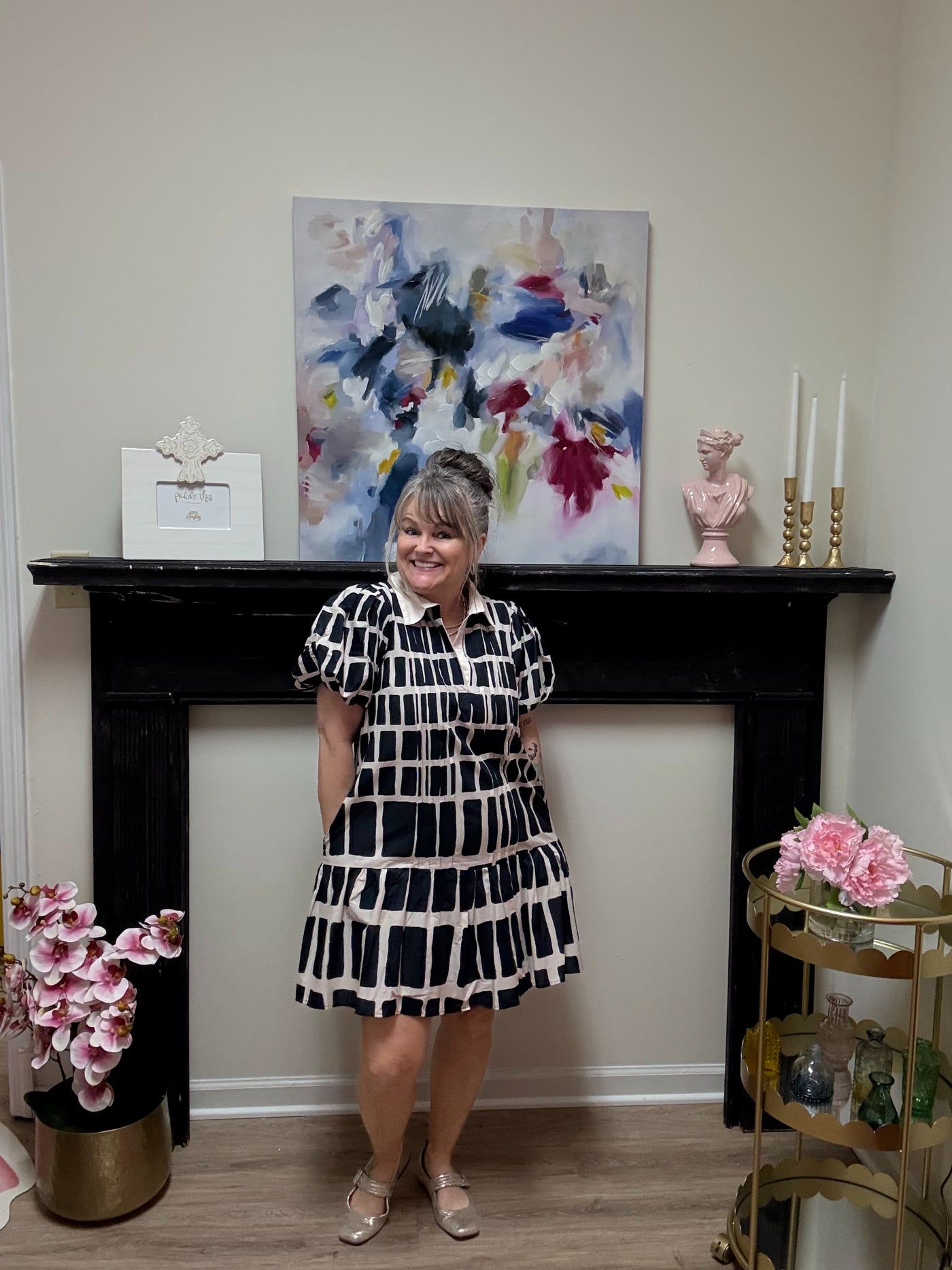 Navy around town dress