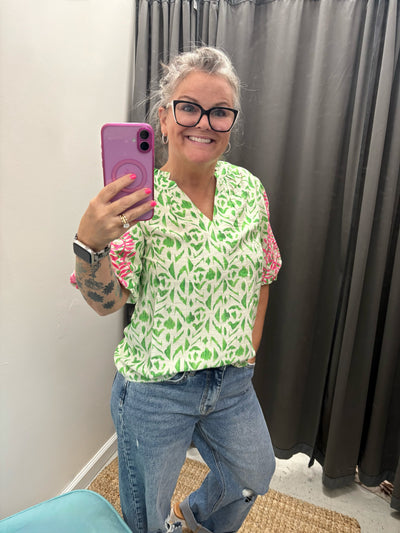 Passion Green Top