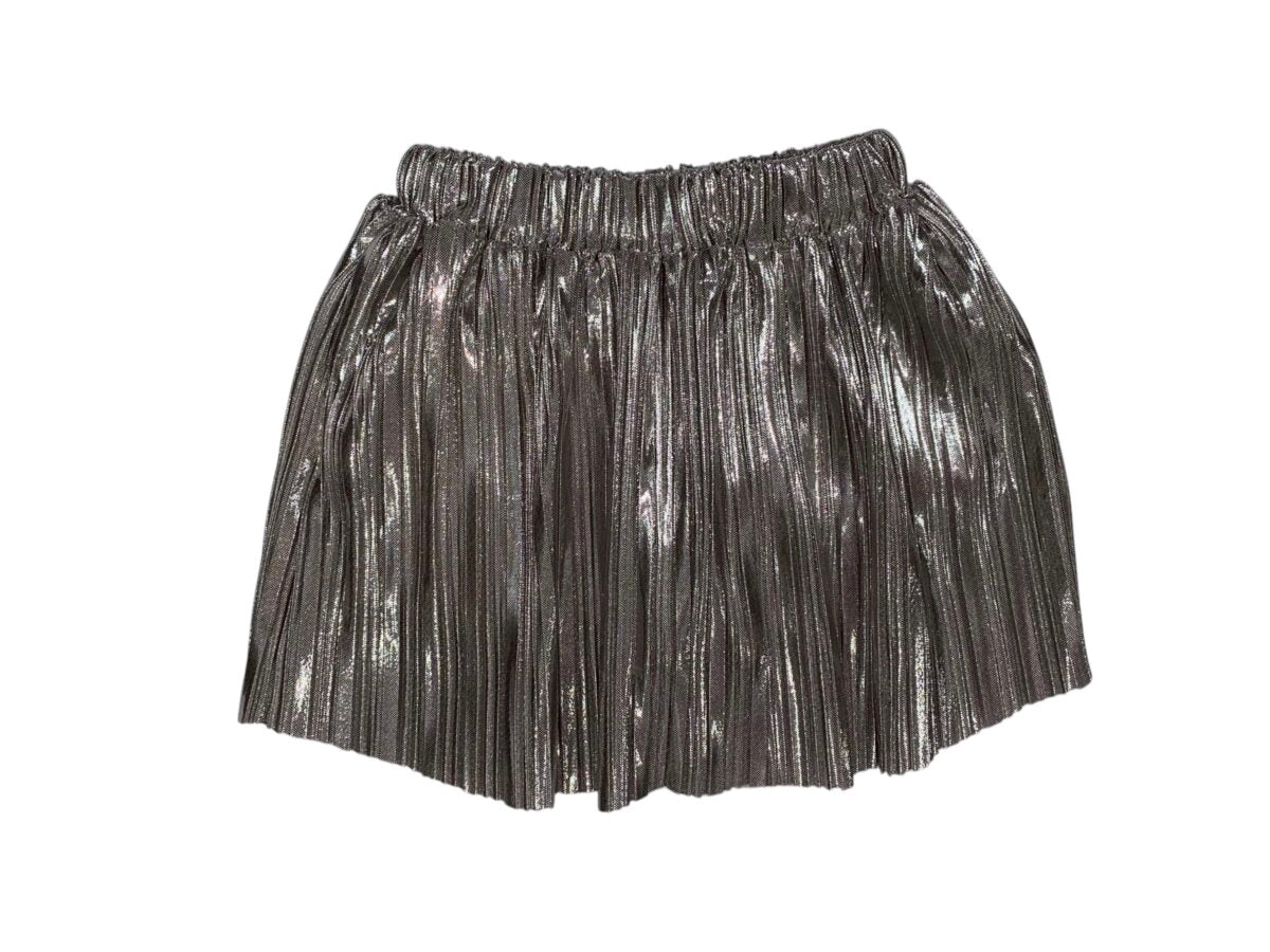 Silver pleated Blakely Skort