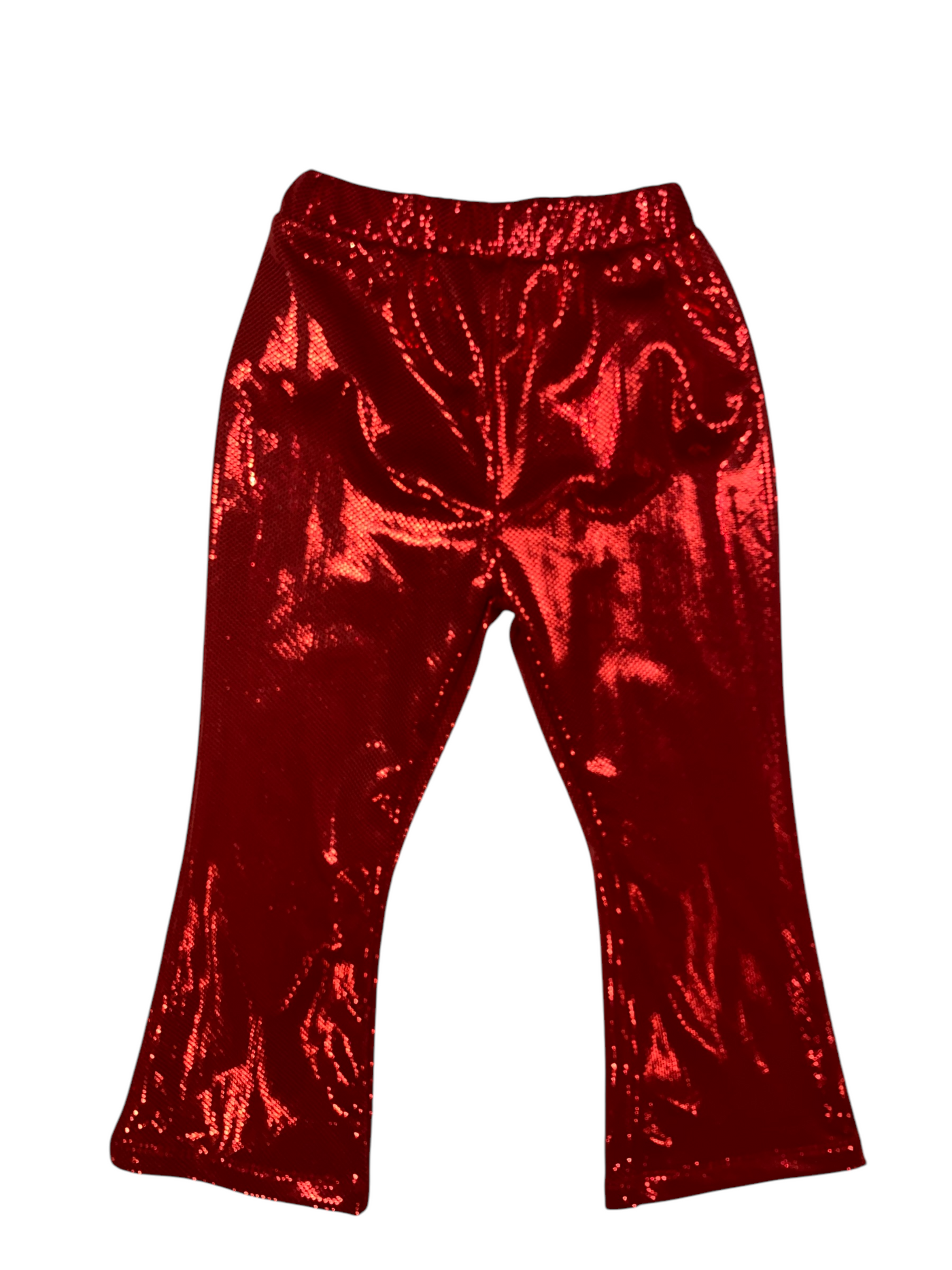 Sparkle Red Bell Pants