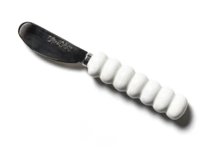 Signature White Knob Spreader