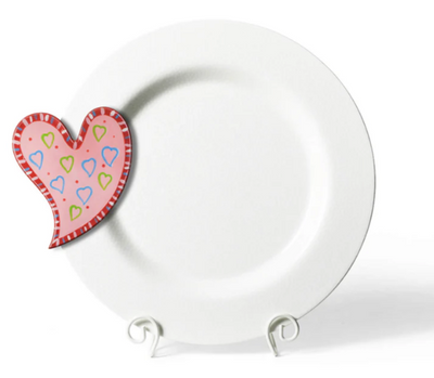White Small Dot Big Round Platter