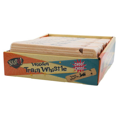 7.5" Classic Wooden Train Whistle- Retro Classic