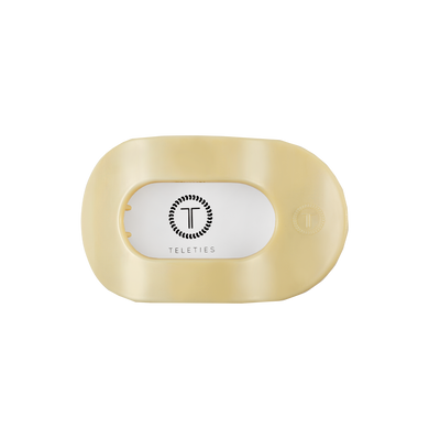 Flat Round Hair Clip | Small | Butter Yellow