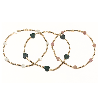 The Love Bracelet in Lilac Natural Stone