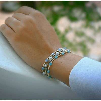 The Key West Bracelet in Light Pink