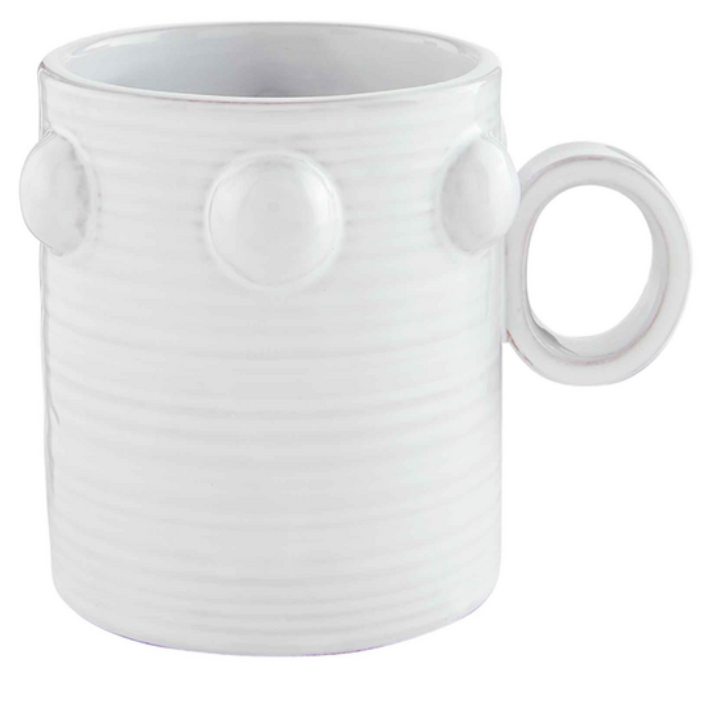 Top Row Beaded Mug