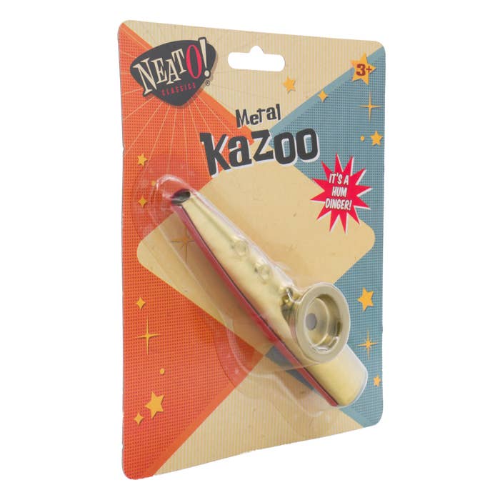 Metal Kazoo 4.75"- Retro Classic, vintage toys