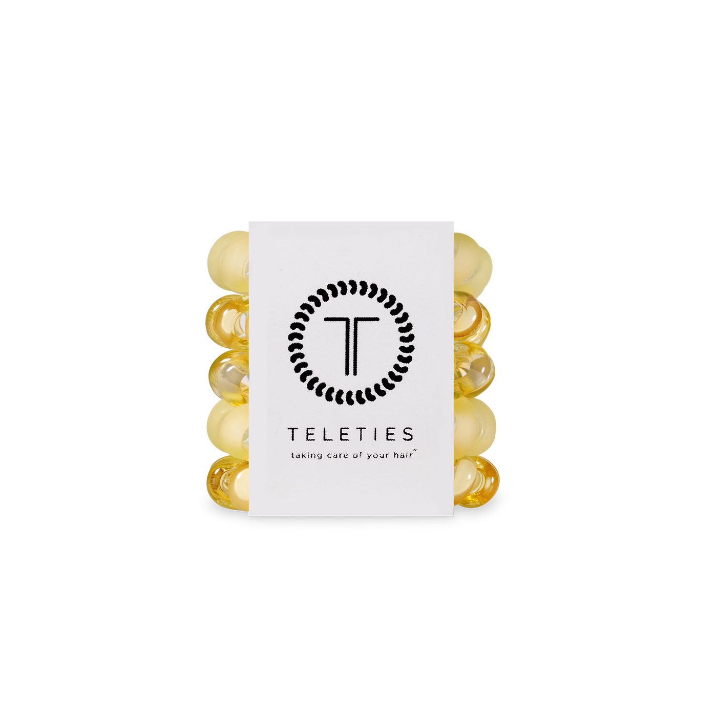 Spiral Hair Coils | Tiny | Butter Yellow Hair Ties