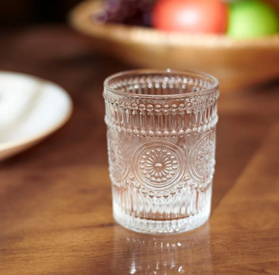 Small Medallion Drinking Glass