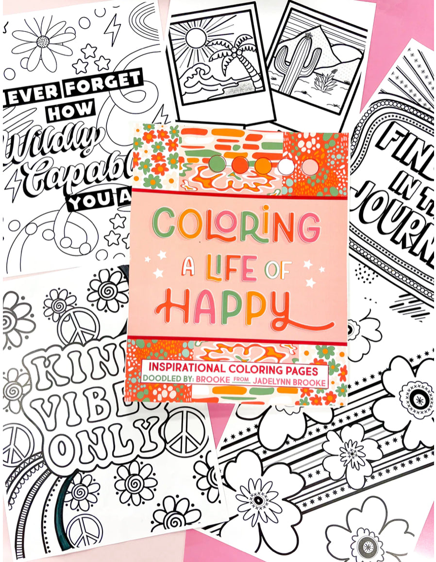 Coloring Book - Coloring A Life Of Happy