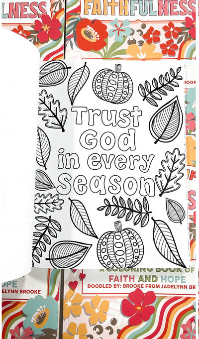 Coloring Book- Coloring A life of Faithfulness